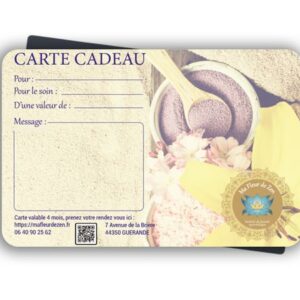 Carte Cadeau téléchargeable MA FLEUR DE ZEN